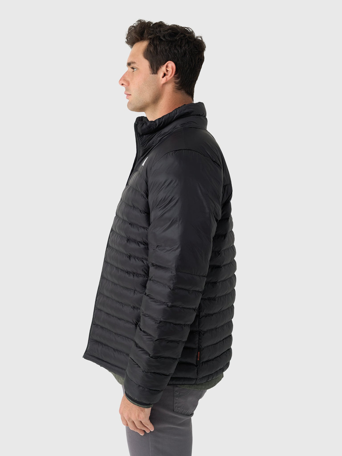 The North Face Black Stand-Collar Quilted Puffer Jacket