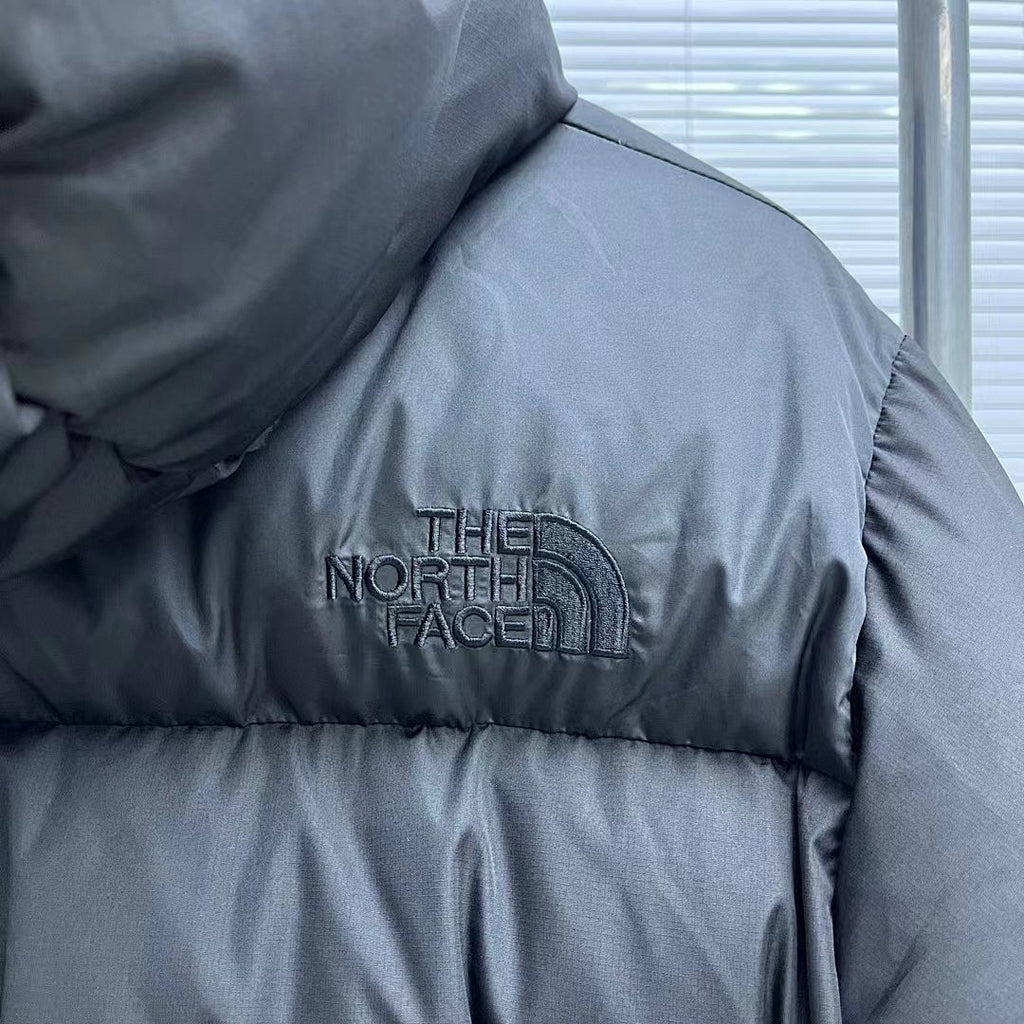 The North Face Purple Label Black Hooded Quilted Puffer Jacket