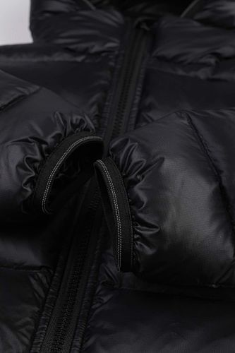 Canada Goose Black Hooded Quilted Puffer Jacket