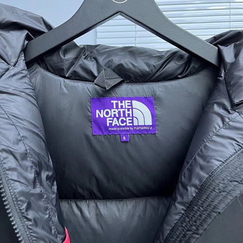 The North Face Purple Label Black Hooded Quilted Puffer Jacket