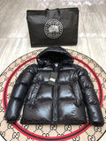 Canada Goose Glossy Black Hooded Puffer Jacket