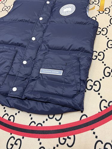 Canada Goose Navy Quilted Puffer Vest