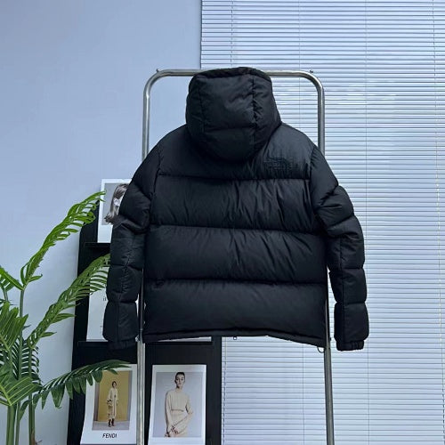 The North Face Purple Label Black Hooded Quilted Puffer Jacket