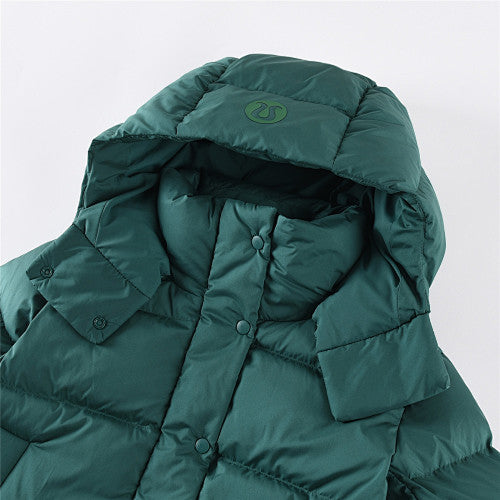 Lululemon Deep Teal Green Hooded Quilted Puffer Jacket