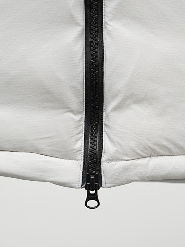 Canada Goose White Stand-Collar Puffer Jacket