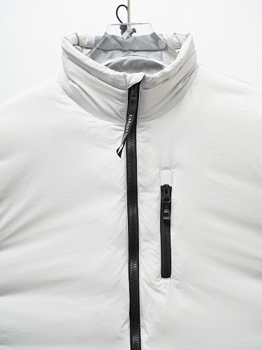 Canada Goose White Stand-Collar Puffer Jacket