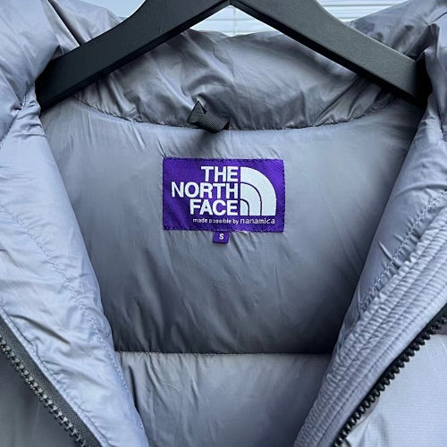The North Face Purple Label Slate Gray Hooded Quilted Puffer Jacket