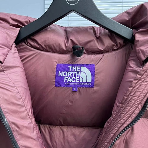 The North Face Purple Label Mauve Hooded Quilted Puffer Jacket
