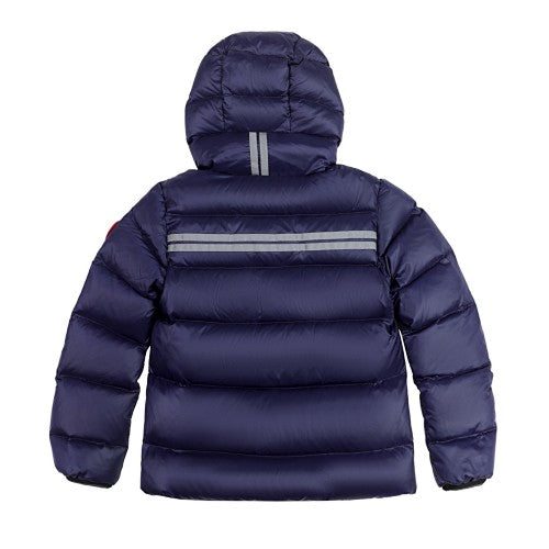 Canada Goose Navy Blue Hooded Quilted Puffer Jacket