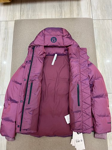 lululemon Mauve Purple Hooded Quilted Puffer Jacket
