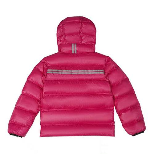 Canada Goose Hot Pink Hooded Quilted Puffer Jacket