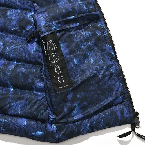 Canada Goose Blue Print Packable Puffer Vest