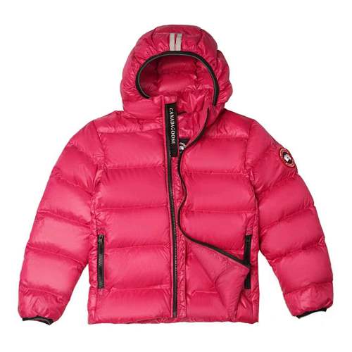Canada Goose Hot Pink Hooded Quilted Puffer Jacket