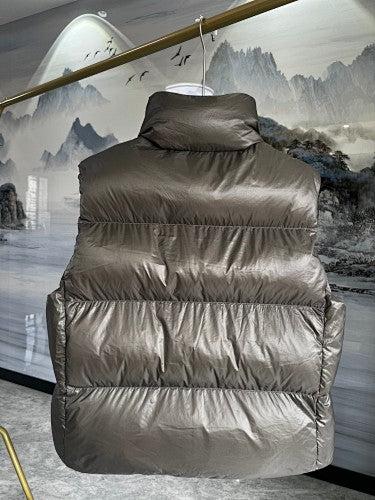 Canada Goose Glossy White Quilted Puffer Vest