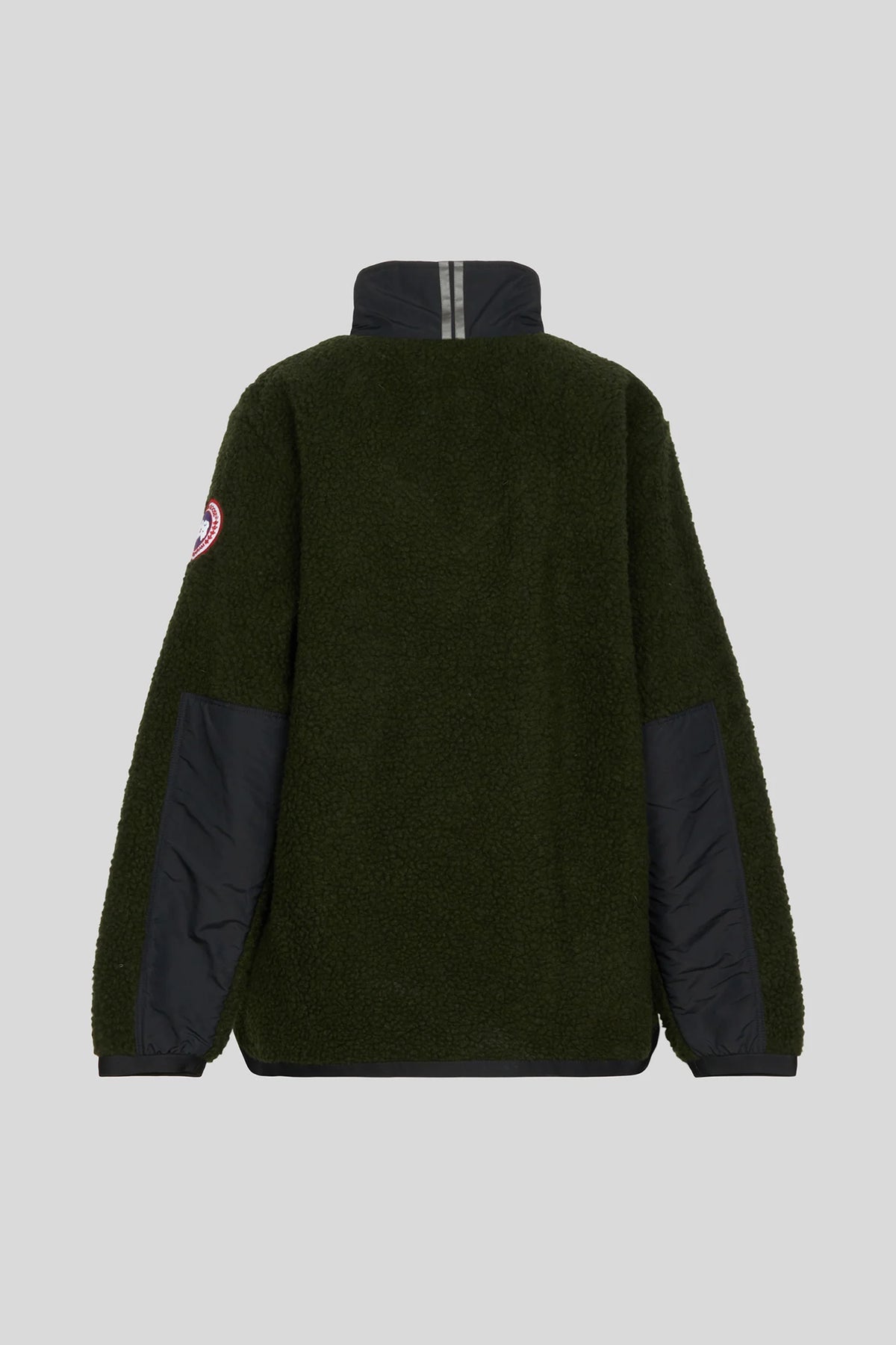 Canada Goose Dark Olive Green Half-Zip Fleece Pullover
