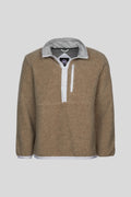Canada Goose Tan Beige Half-Zip Fleece Pullover