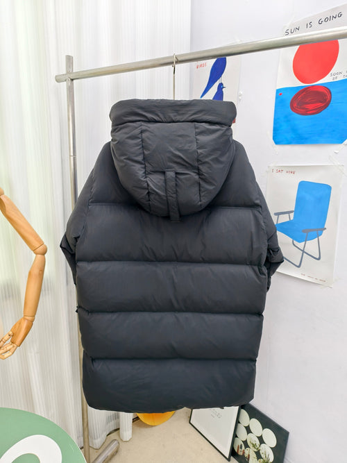 Canada Goose Black Hooded Quilted Puffer Jacket