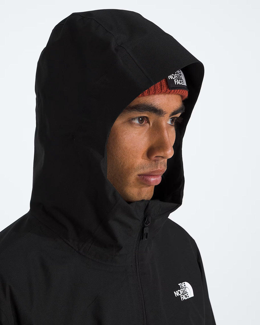 The North Face Black Hooded Full-Zip Shell Jacket