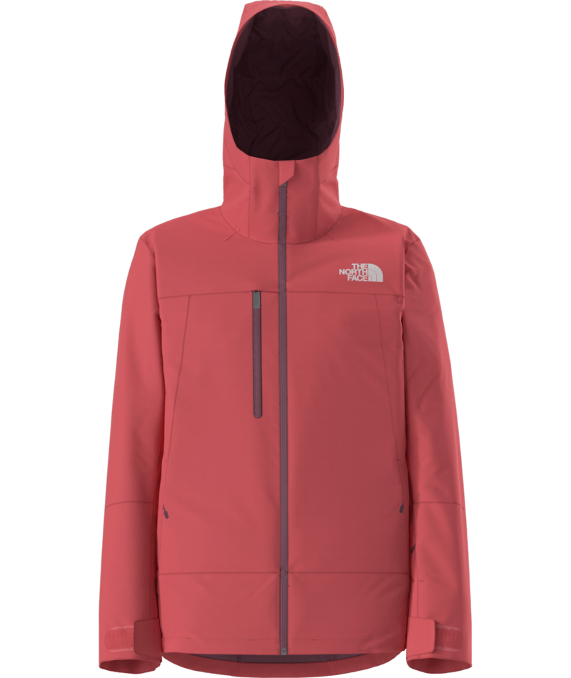 The North Face Red Hooded Full-Zip Shell Jacket