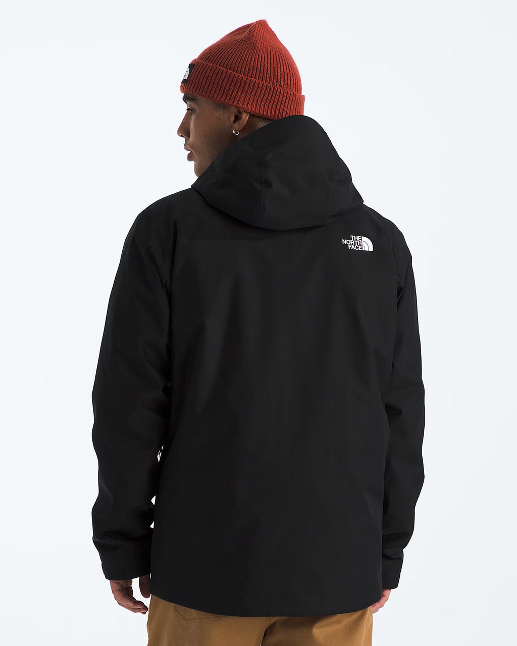 The North Face Black Hooded Full-Zip Shell Jacket