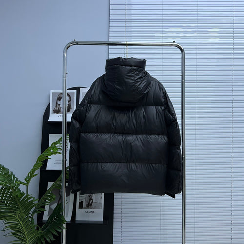 Canada Goose Black Hooded Quilted Puffer Jacket