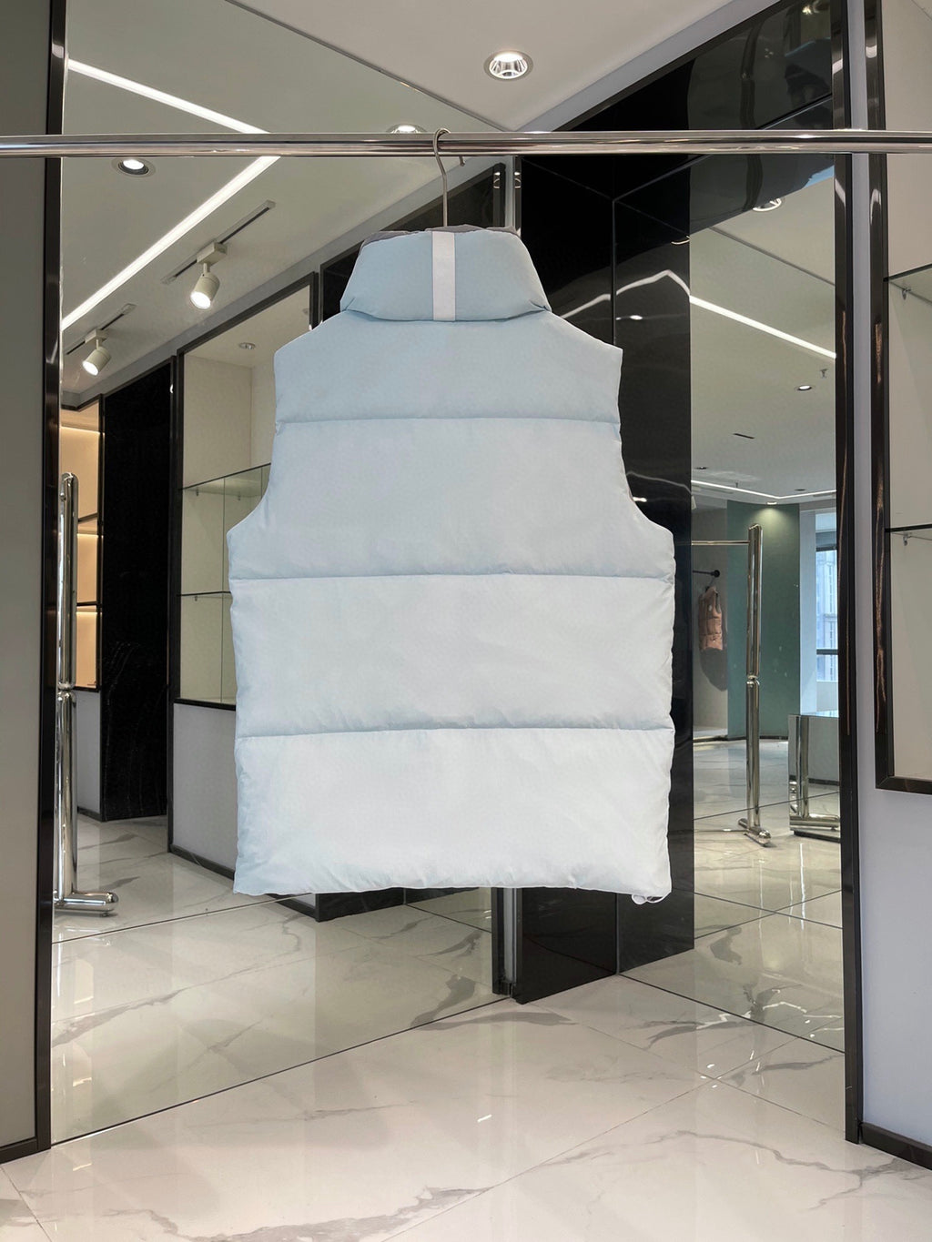Canada Goose Ice Blue Quilted Puffer Vest