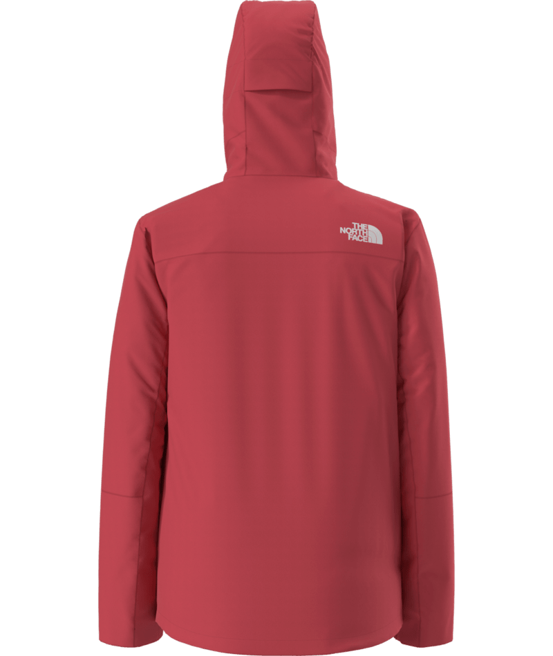 The North Face Red Hooded Full-Zip Shell Jacket