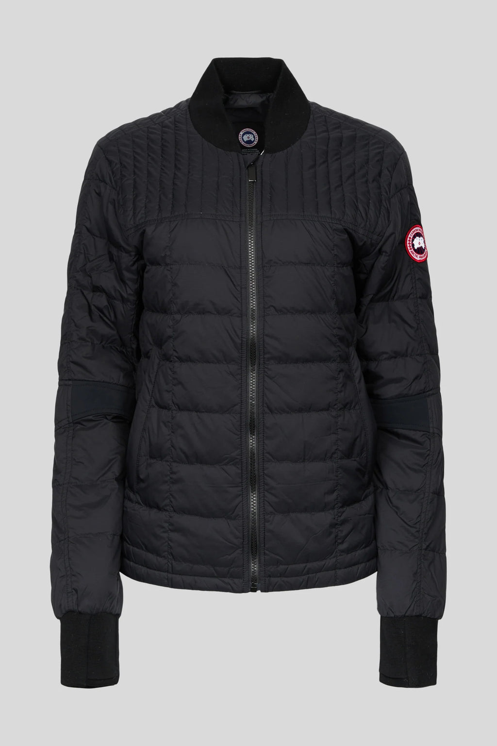 Canada Goose Black Quilted Bomber Jacket
